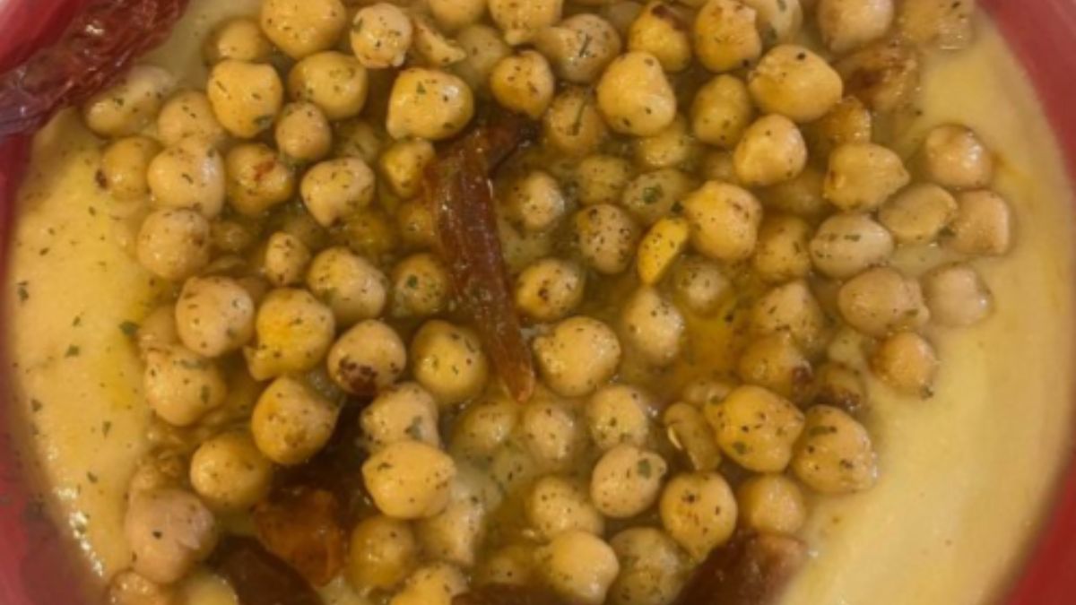 zuppa ceci lardo zafferano pane Papa
