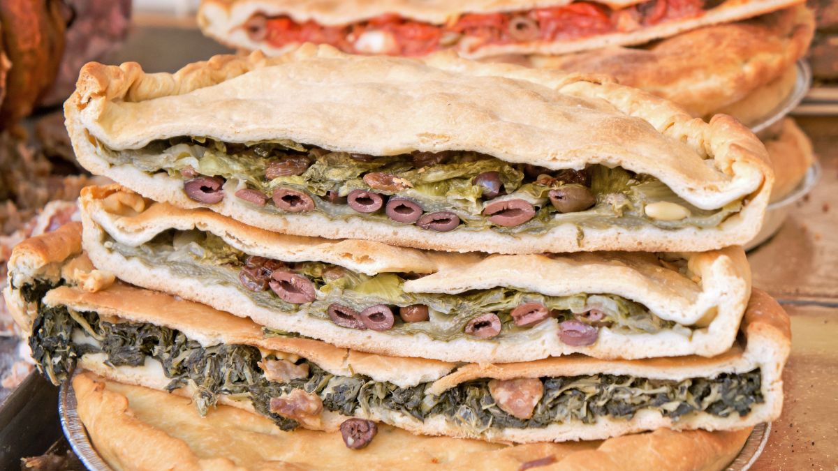 tiella Gaeta focaccia ripiena PAT Lazio mare