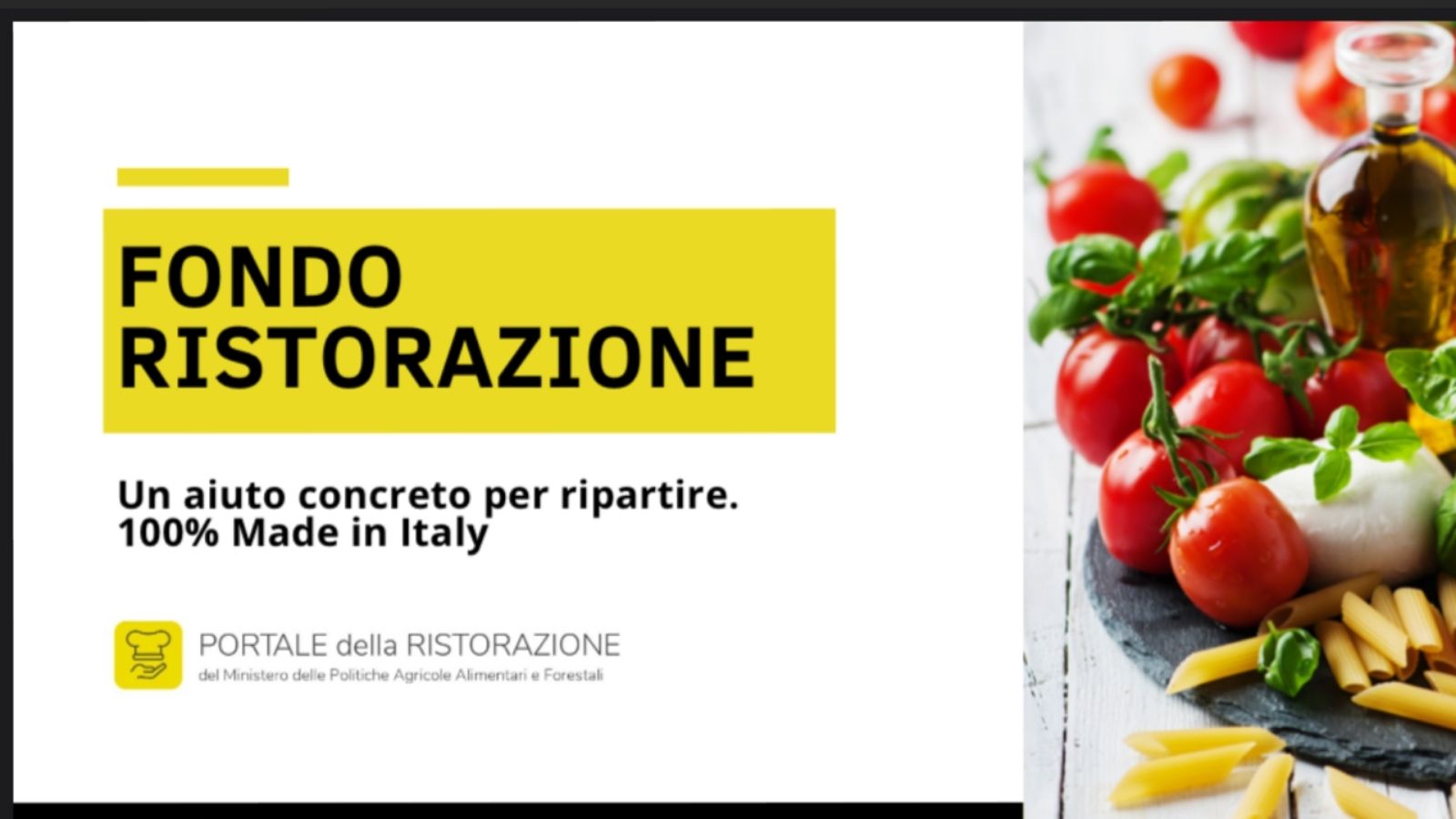 fondo ristorazione made in Italy HoReCa DOP IGP contributo
